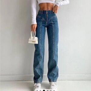 FRONT ZIPPER STITCH FIX JEANS XS